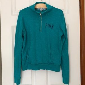 PINK 3/4 Zip Sweatshirt